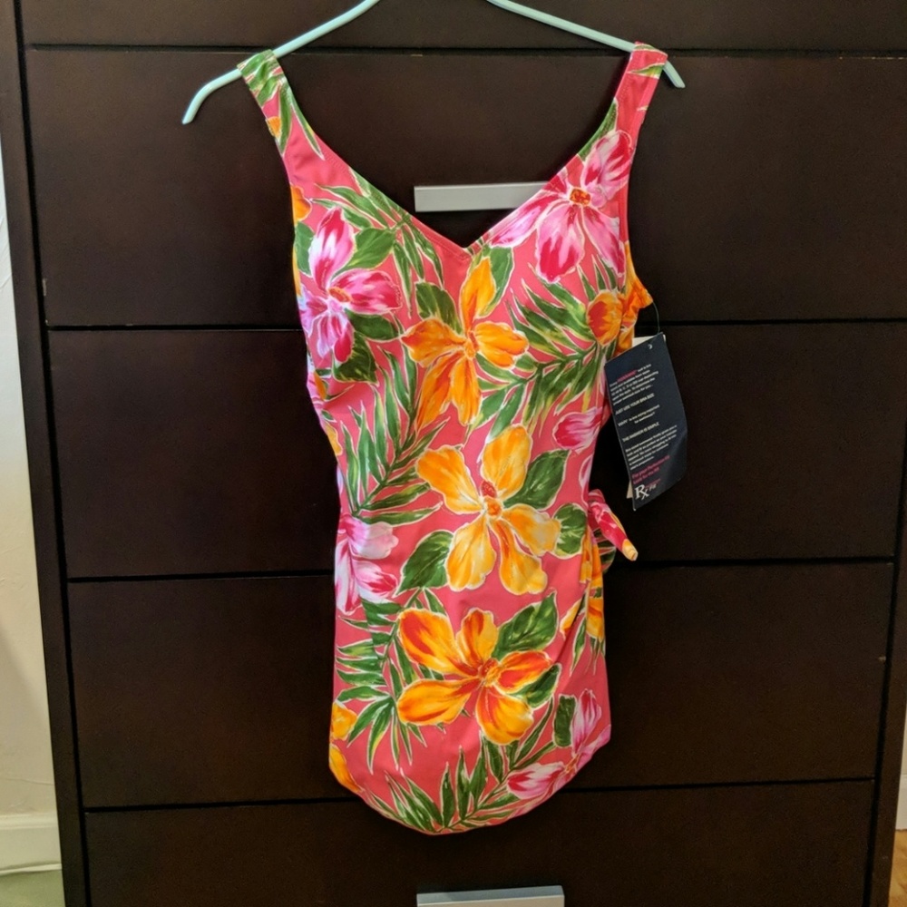 NWT 36D Floral Roxanne Swimsuit
